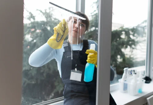 Nettoyage de vitres intérieures et extérieures à San-Lorenzo